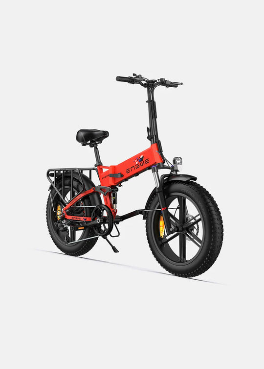 Engine X 250W 100 km Range Max Speed 25 km/h Full Suspension Foldable E-bike