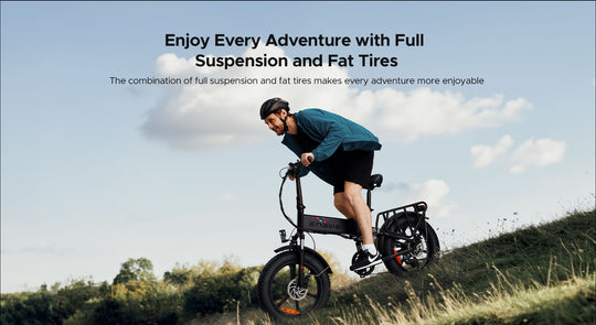Engine X 250W 100 km Range Max Speed 25 km/h Full Suspension Foldable E-bike