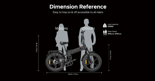 Engine X 250W 100 km Range Max Speed 25 km/h Full Suspension Foldable E-bike